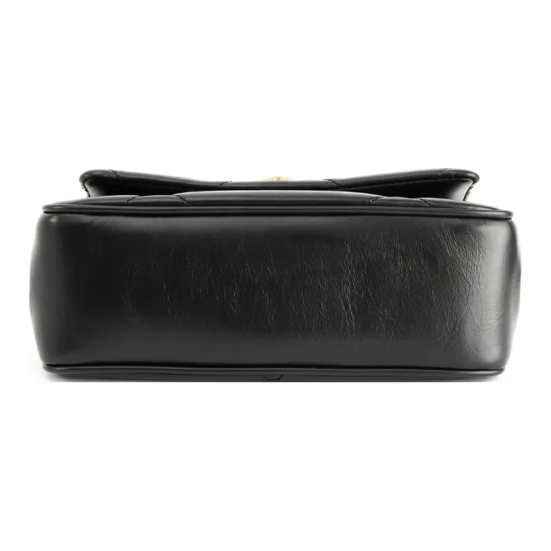 TORY BURCH Kira Cow Leather Handbag Shoulder Bag Crossbody Bag Women's Black-3