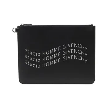 Givenchy Leather Clutch Men's Black