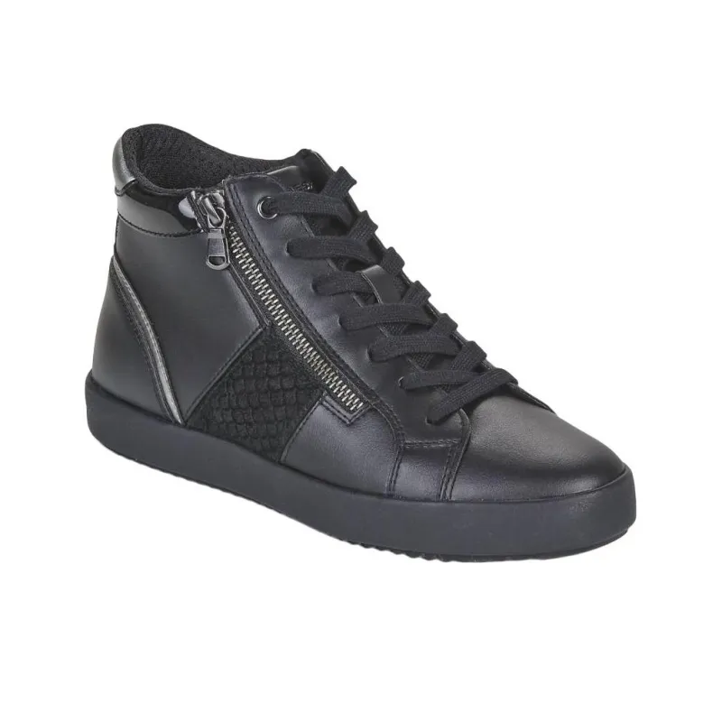 GEOX Skateboard Shoes Women's Black-3