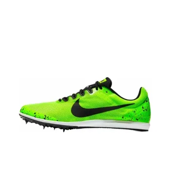 Nike Zoom Rival D 10 Cushioning Wear-Resistant Low-Top Running Shoes Unisex Black Green