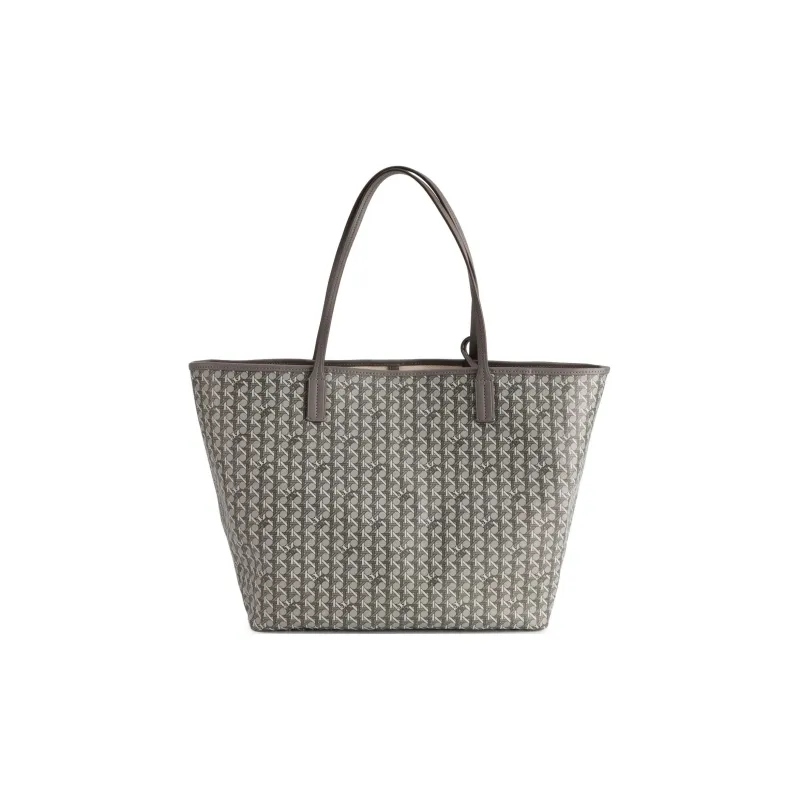 TORY BURCH Ever-Ready Series Coated Canvas Combo Bag Tote Bag Shopping Bag Handbag Shoulder Bag Women's Graphite Gray-3