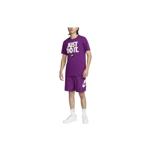 Nike Clothing Casual Shorts Men Purple