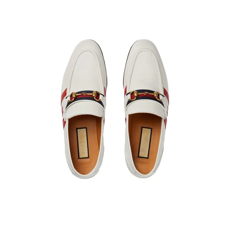 Adidas x GUCCI Loafers 3.5cm Men's White-4