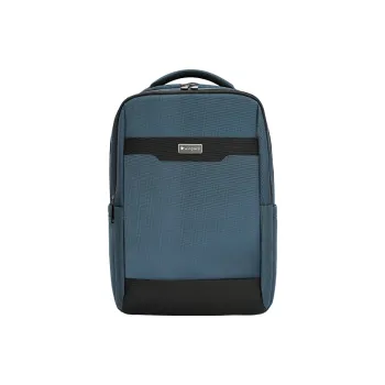 Winpard Nylon Fabric Backpack Large Size Men's Classic Black/Nautical Blue