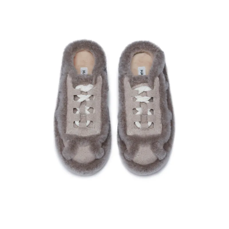 HALF AWAKE Wrap toe Slippers Women's-4