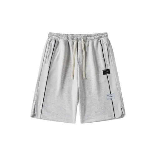 SCREWLOOSE Casual Shorts Unisex Light Gray