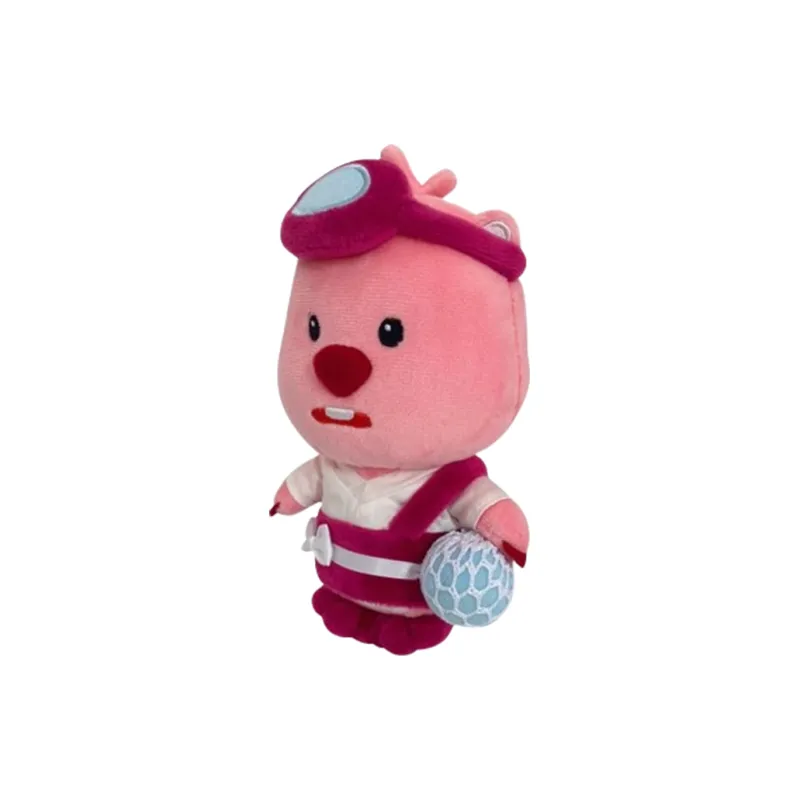 Zanmang Loopy Zan Meng Ruby Ruby Loopy Jeju Island Limited Standing Loopy The Beaver Plush Doll Doll 18cm High-2