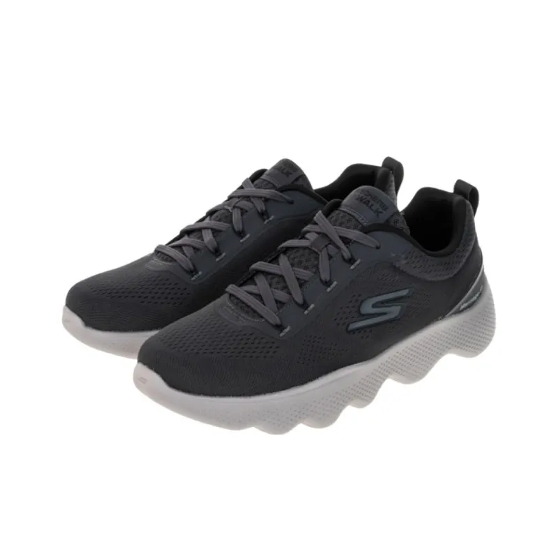 Skechers Go Walk Massage Fit Cushioning Wear-Resistant Low-Top Casual Shoes Men's Black-2