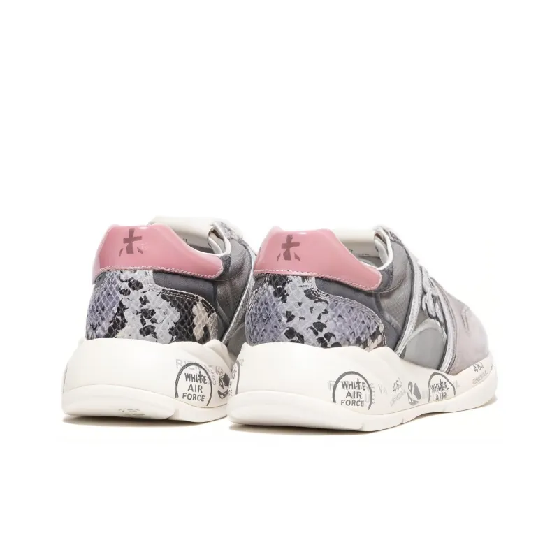 PREMIATA Layla Low-Top Casual Shoes Women's Gray-4