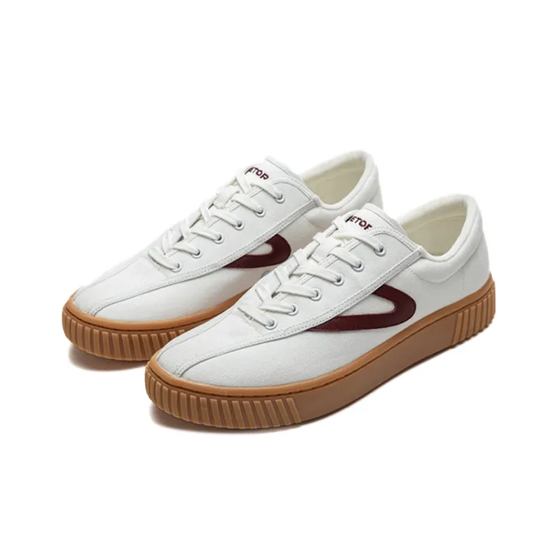 TRETORN Nylite Plus Slip Resistant, Abrasion Resistant, Lightweight Low Top Canvas Shoes Men's Burgundy-2