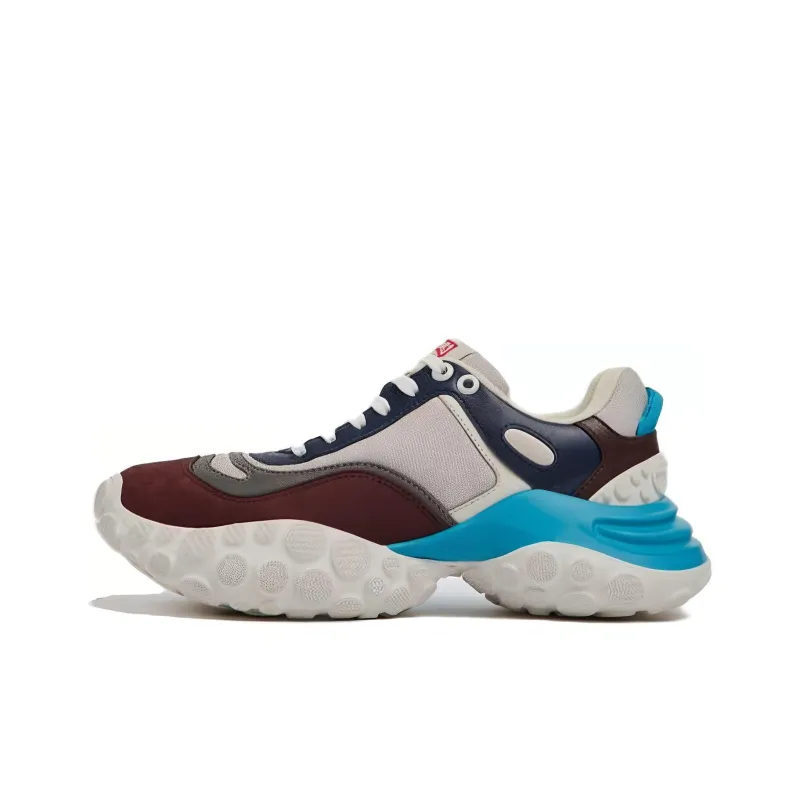 CAMPER Colour-block Panelled Leather Sneakers-0