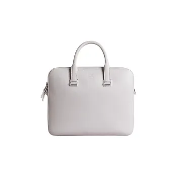 Dunhill Calfskin Shoulder Bag Crossbody Bag Handbag Briefcase Medium Size Men's White