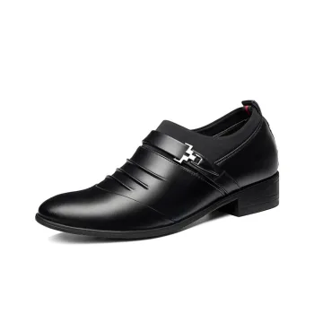 Shanpijiang Dress Shoes Men Low Top Black/White