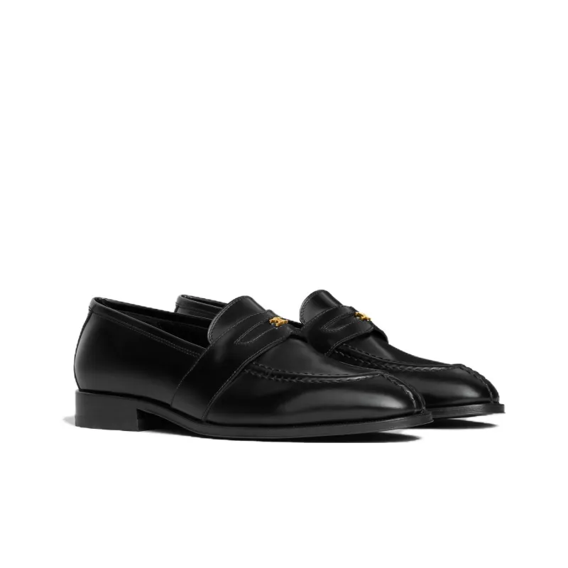 CELINE Loafers 3cm Women's Black-3