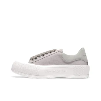 Alexander McQueen Deck Skateboard Shoes Women's Gray