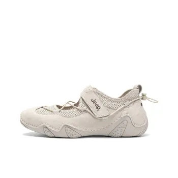 Jeep Mary Jane Slip Resistant And Breathable Low Top Casual Marathon Long Distance Running Shoes Women's Light Gray