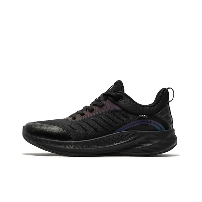 361° Rain Block 6.0 Anti Slip And Wear Resistant Warm Low Top Running Shoes Men's Obsidian Black-0