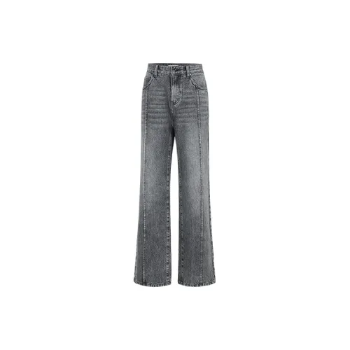 URBAN REVIVO Jeans Women's Light Gray