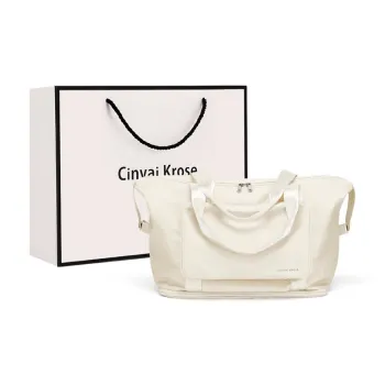 CinvaiKrose Travel Bags Ecru Shopping Bag Included