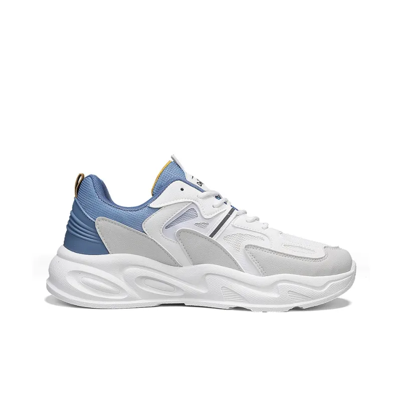 DEERWAY Cushioning Breathable Coverage Support Balance Lightweight Height Increasing Low Top Chunky Sneakers Men's-24