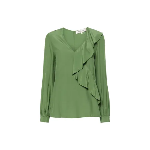 DVF Diane von Furstenberg Aggie Crepe Blouse