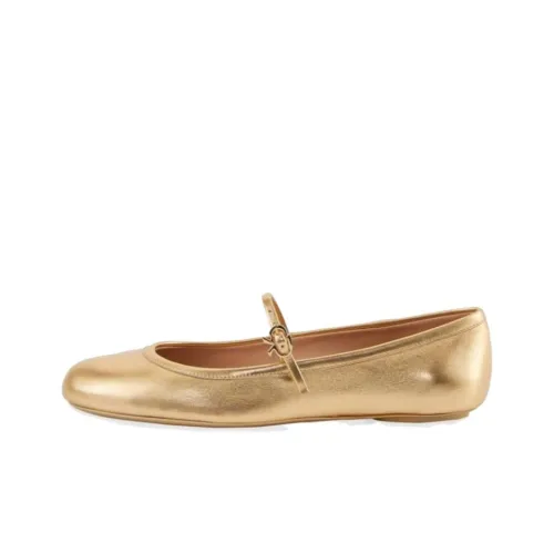 GIANVITO ROSSI Carla Buckled Ballerina Shoes