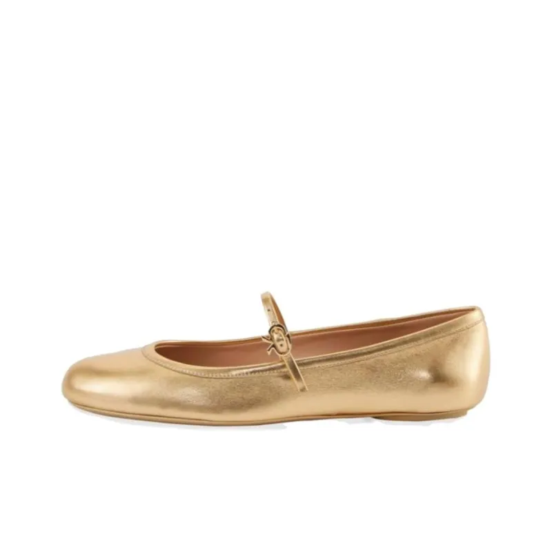 GIANVITO ROSSI Carla Buckled Ballerina Shoes-0