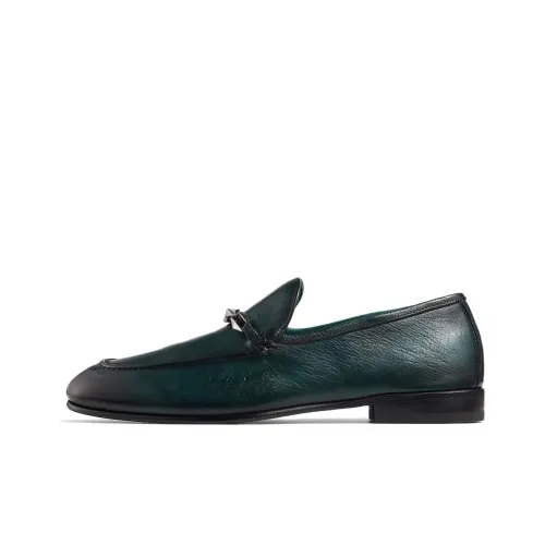 Jimmy Choo Marti Reverse Leather Loafers