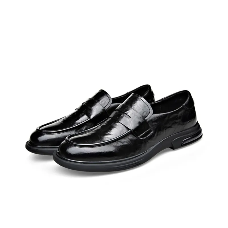 Help Men's Casual Shoes Men Low Top Black/Brown-2