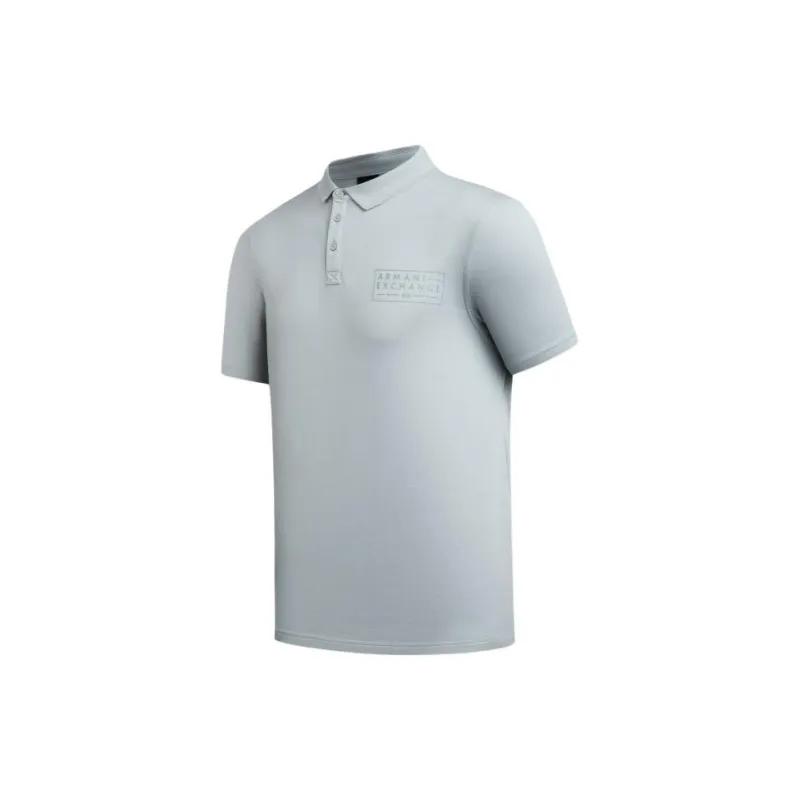 ARMANI EXCHANGE SS24 Polo Shirt Men's Gray-2