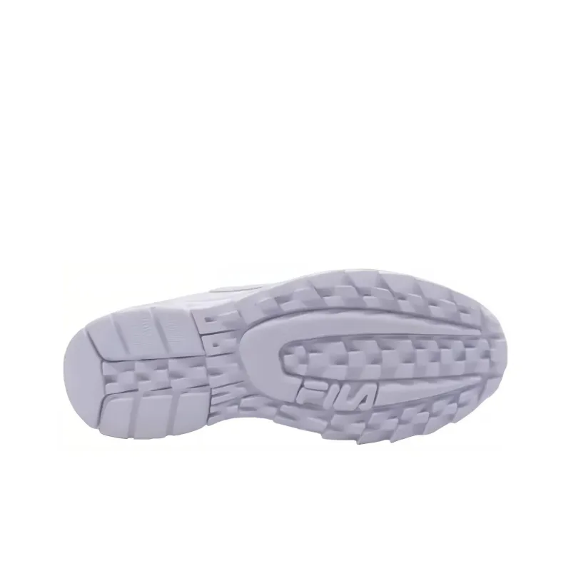 FILA Anti Slip Wear Resistant Low Top Tennis Shoes Unisex White-3