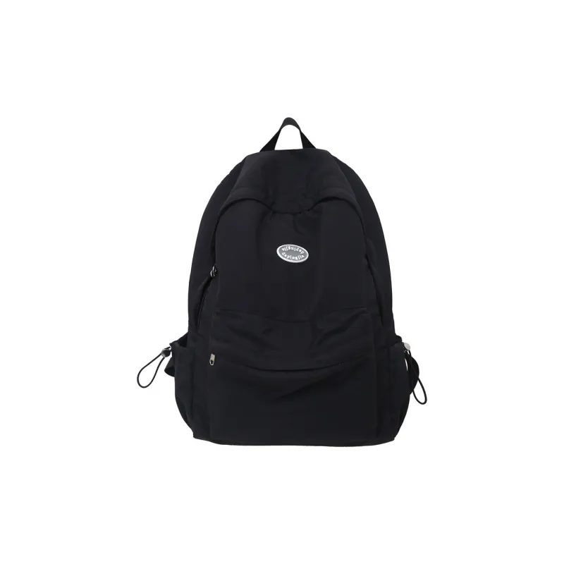 HAWA Nylon Backpack Large Size Unisex Black/Pink/Khaki/Blue-0