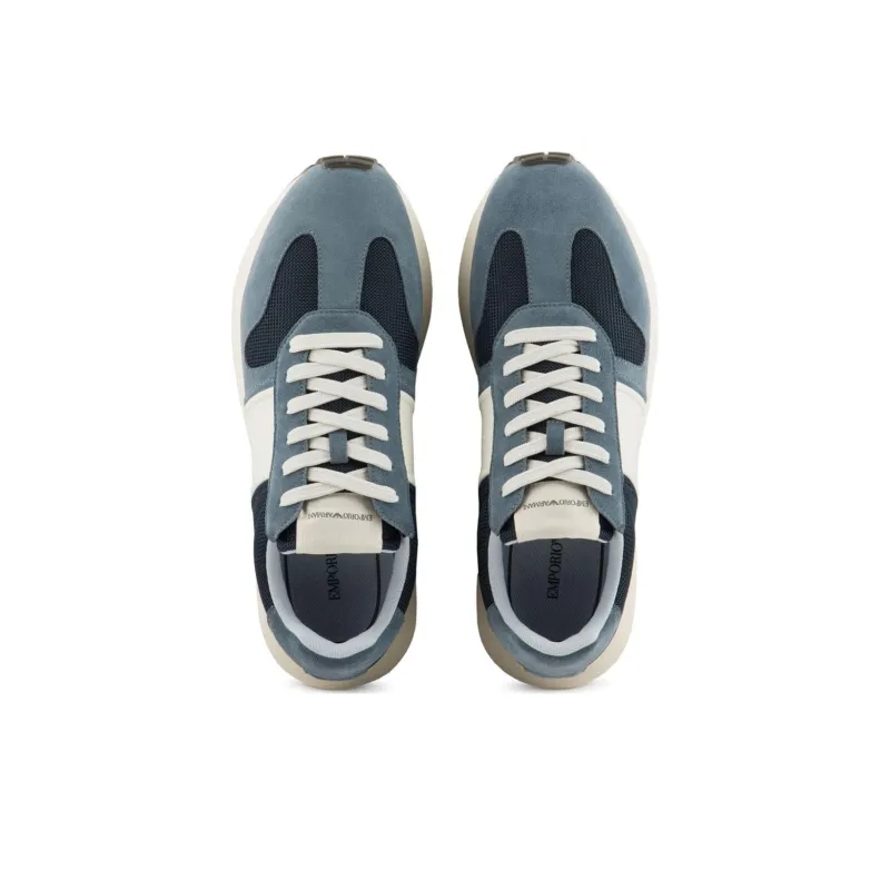 EMPORIO ARMANI Colour-block Low-top Sneakers-3