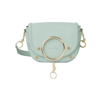 See By Chloe Grained Goatskin Shoulder Bag Crossbody Bag Women's Bright Blue