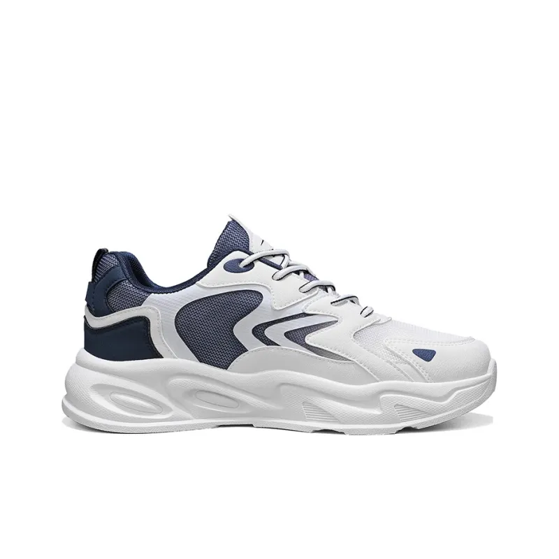 DEERWAY Cushioning Coverage Height Increasing Balance Support Low Top Platform Casual Chunky Sneakers Men's-10