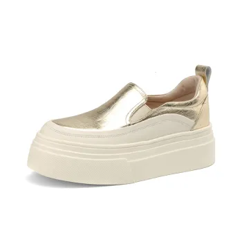 Echo&yolo Loafers Women's Gold/Silver