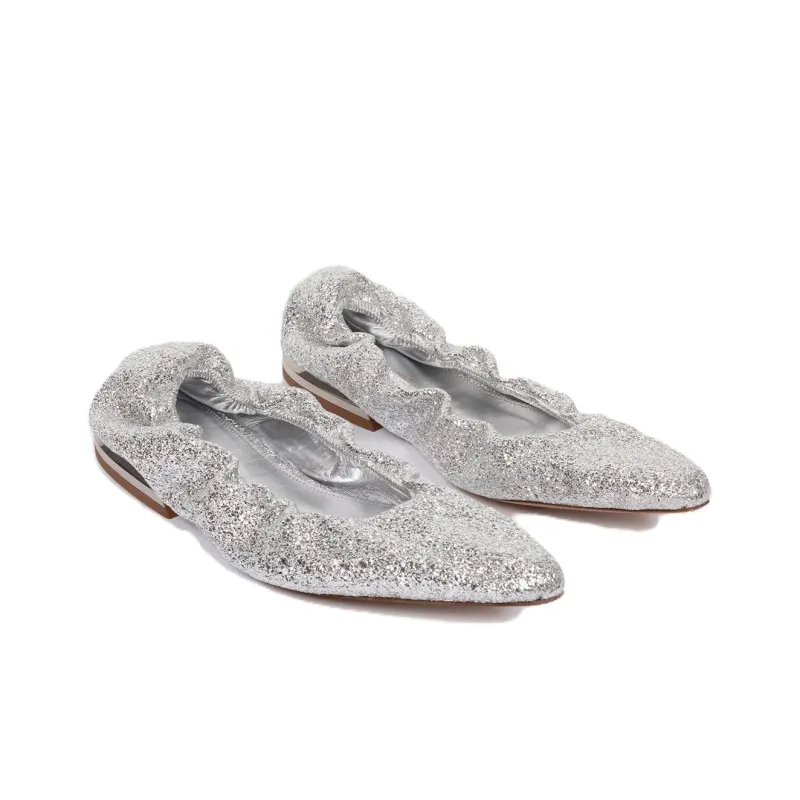DRIES VAN NOTEN Casual Single Shoes Women's Silver-3