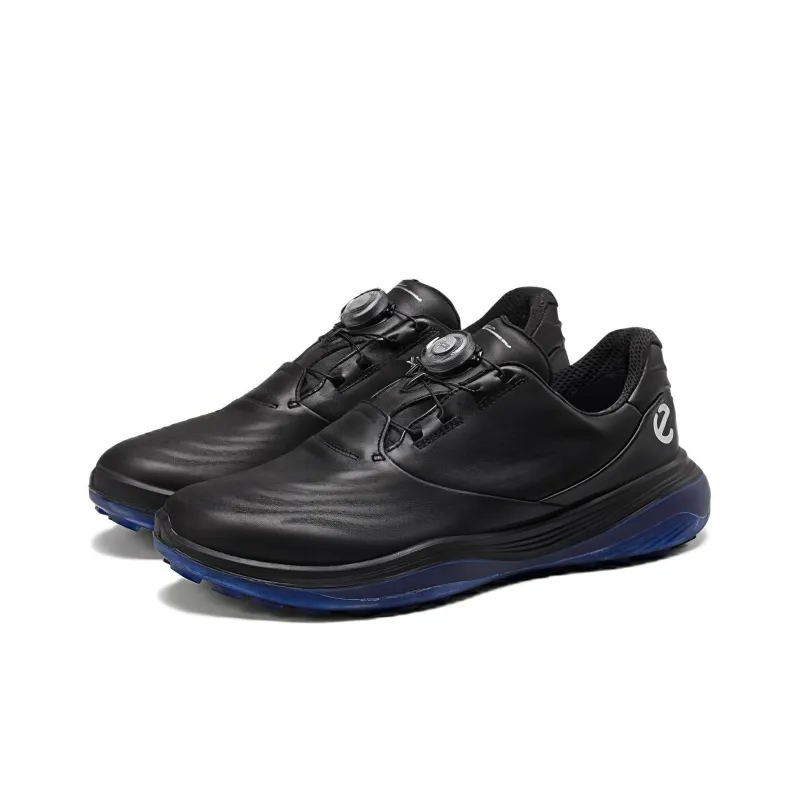 Ecco Slip-Resistant Low-Top Golf Shoes Men's Black-2