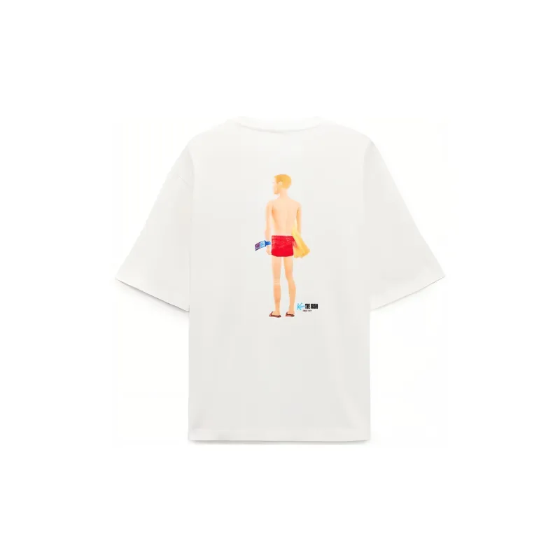 Barbie X ZARA T-Shirts Men White-1