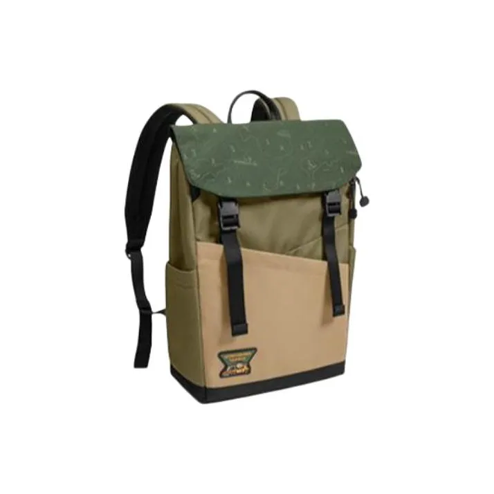 Tomtoc Jiasu Industrial, Collaboration Polyester Backpack Medium Size Men's Unit Green-1