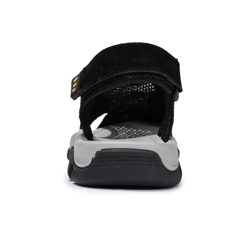 Black tailed Deer Muledeer Beach Sandals Men's-2