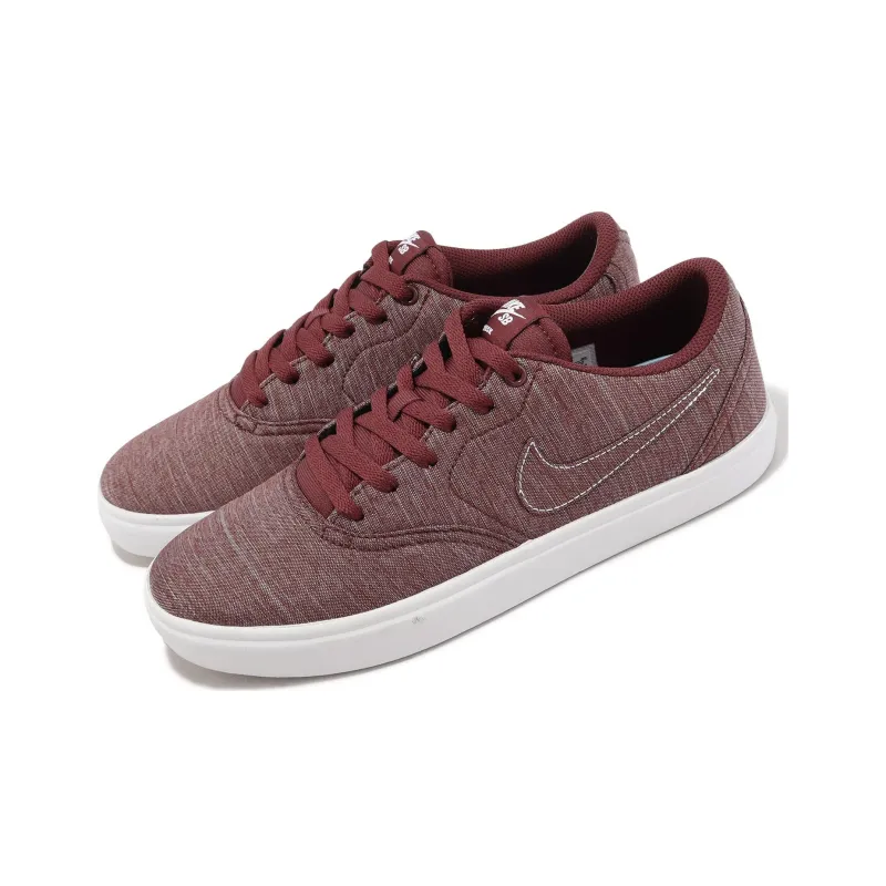 Nike Sb Check Solar Canvas Premium Dark Team Red-2