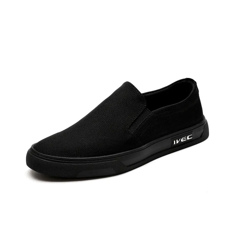 Help Slip Resistant Quick Drying Wear Resistant Low Top Skateboard Shoes Men's Black-1