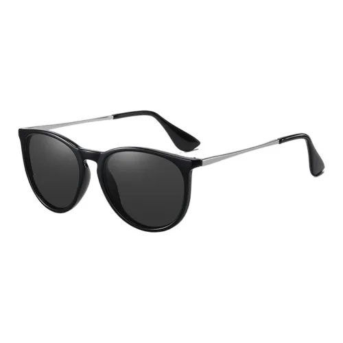 LINDA FARROW Black & Gold Lola Sunglasses