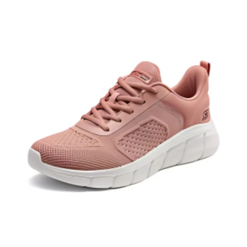 Skechers Shock Absorbing, Non Slip, Wear Resistant, Breathable And Lightweight Low Top Casual Shoes Women's Rose Red-2