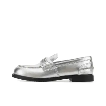 MIU MIU Penny Casual Single Shoes Women's Silver