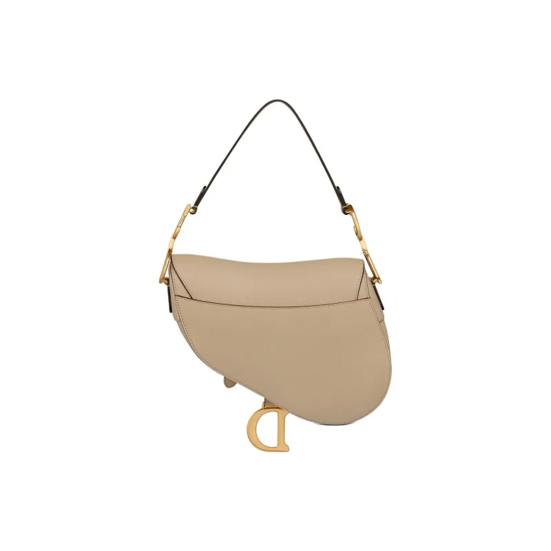 DIOR Saddle Grain Calfskin Saddle Bag, Shoulder Bag, Crossbody Bag, Handbag Women's Sand-2