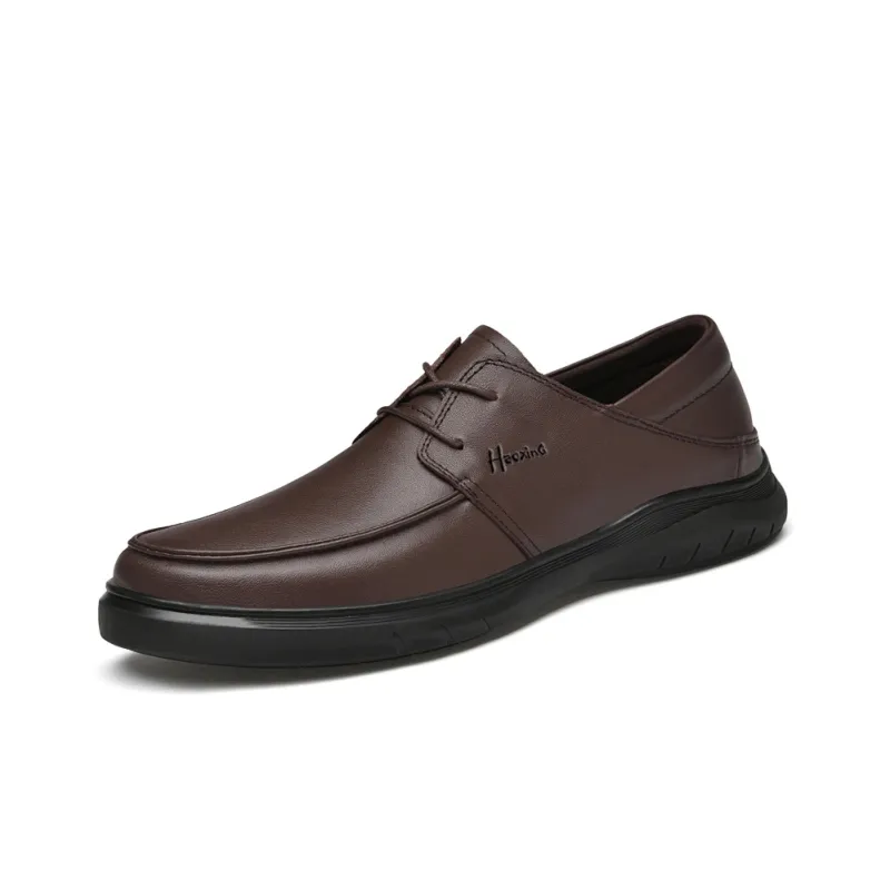 Extravagant Dress Shoes Men Low Top Black/Brown-5