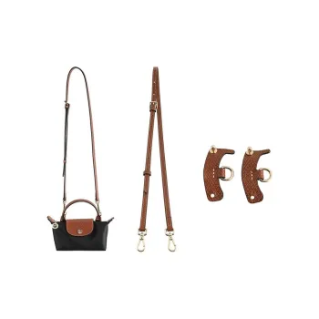 Luxury Care Artisan Workshop Cow Leather Shoulder Strap Bag Straps Women's Brown