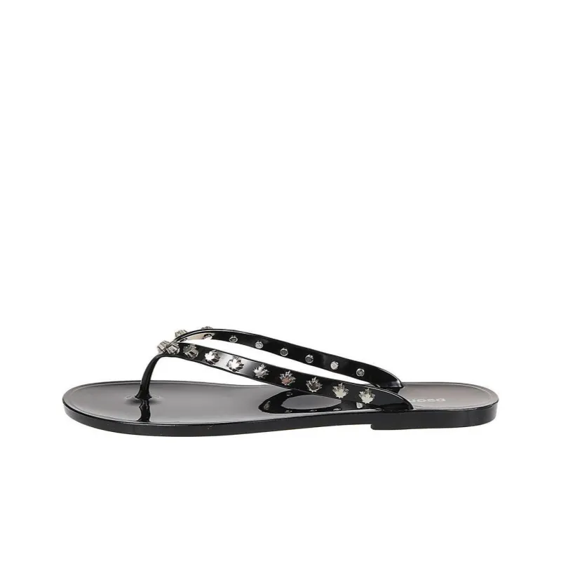 DSQUARED 2 Flip Flops Women's Black-0